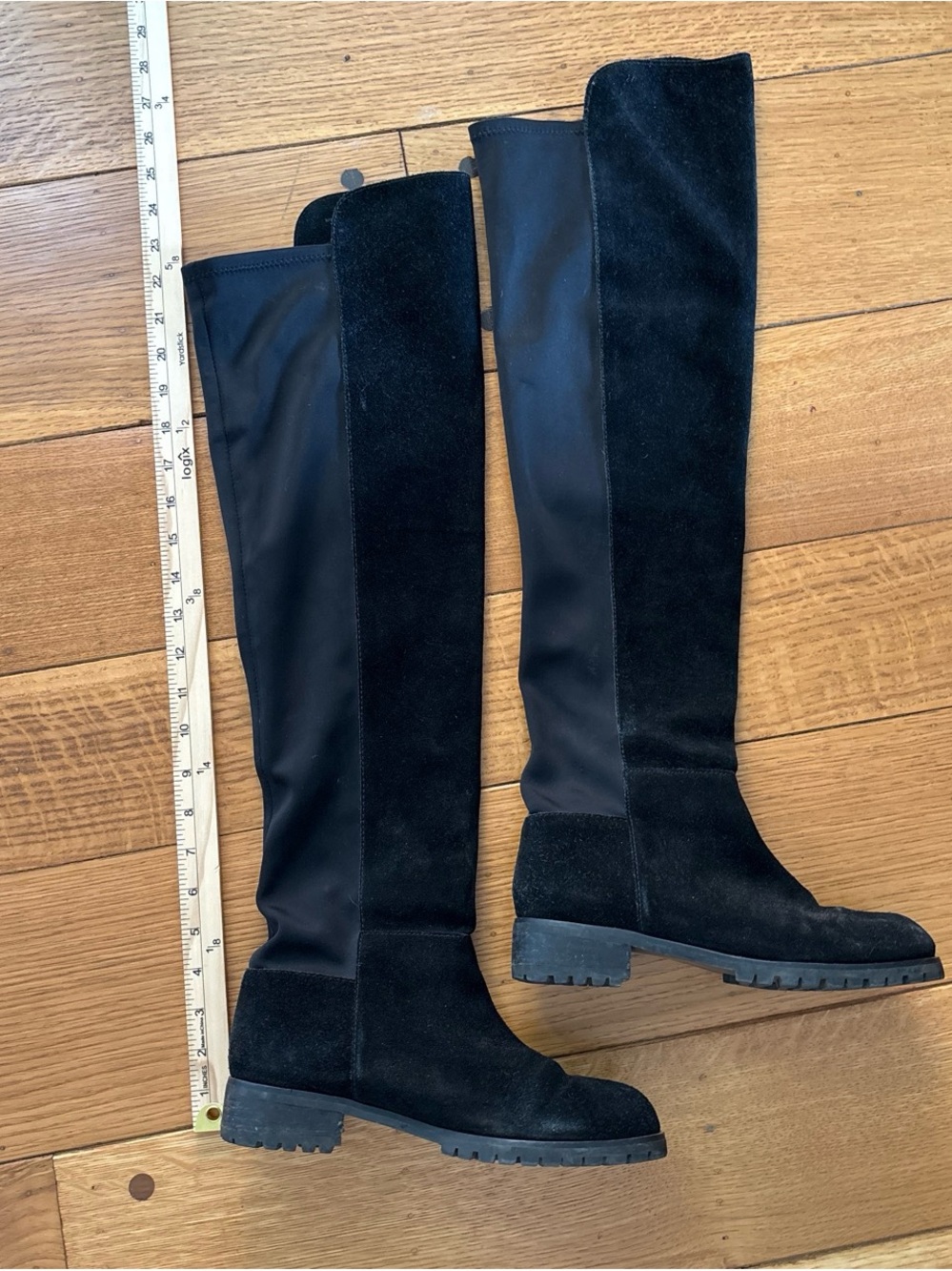 Black Over-the-Knee Women's Riding Boots